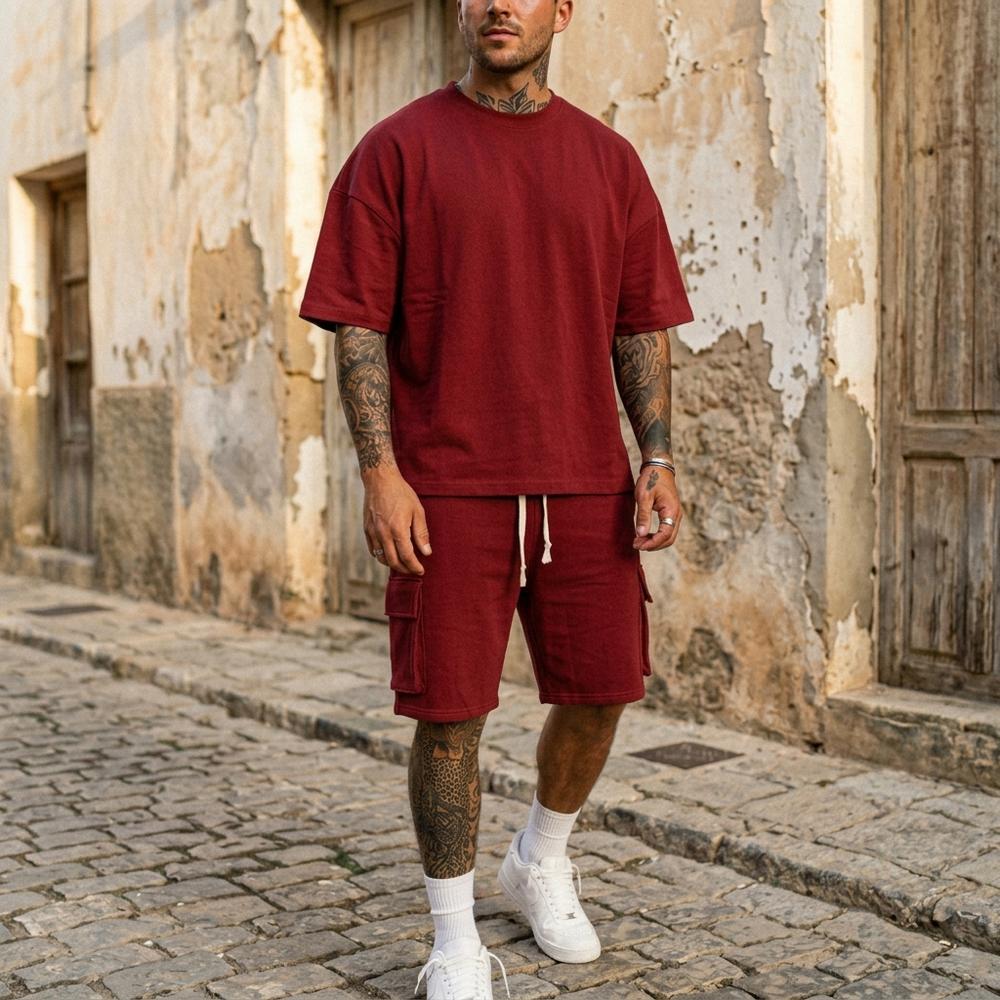 Madline24 - Elsil | Kurzärmliges Weitgeschnittenes Shirt Herren