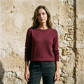 Madline24 - Raram | Langärmliger Strukturierter Pullover Damen