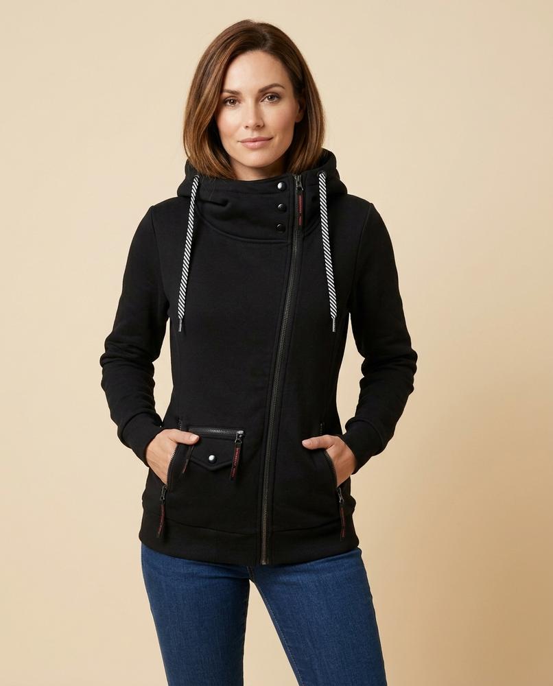 Madline24 - Daral | Tailliert Gefüttert Hoodie Damen