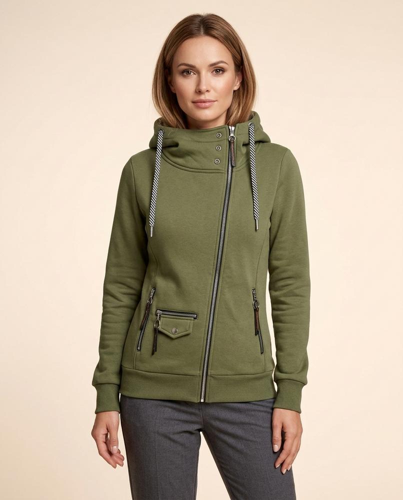Madline24 - Daral | Tailliert Gefüttert Hoodie Damen