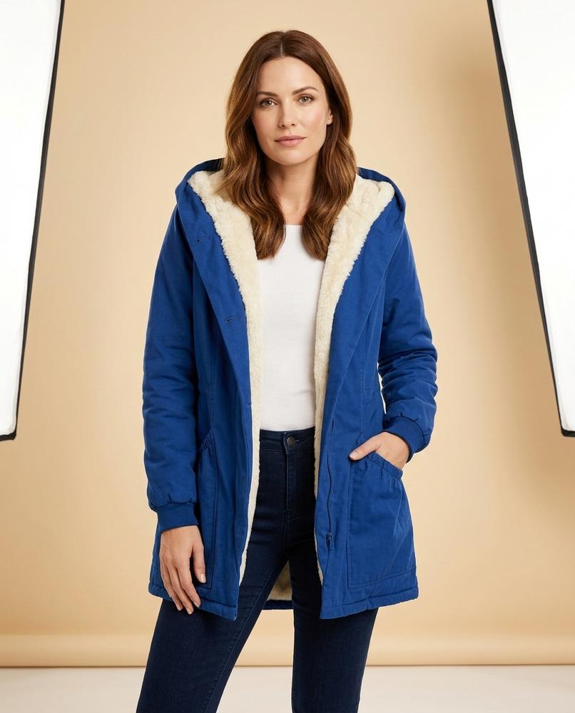 Madline24 - Varam | Gefüttert Warm Mantel Damen