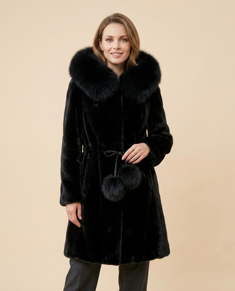 Madline24 - Nital | Gefütterter Kapuzen Mantel Damen