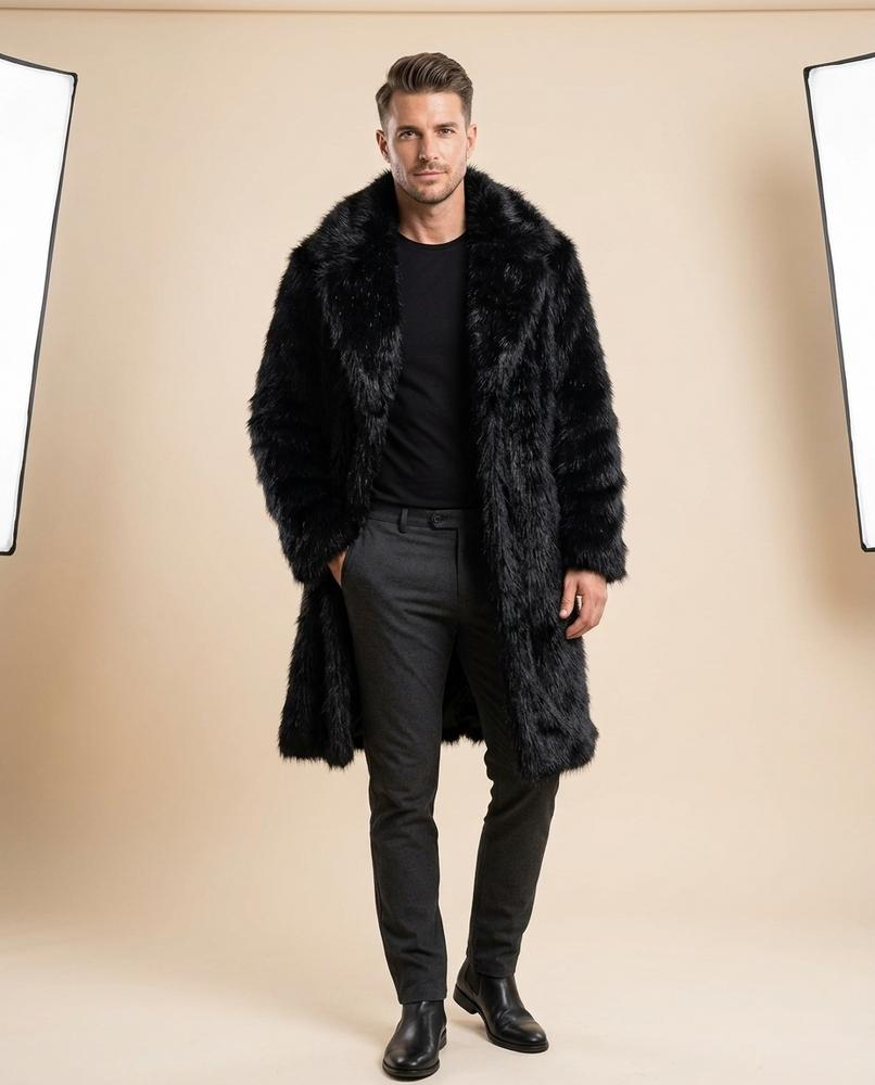 Madline24 - Sesel | Langflorig Gefüttert Mantel Unisex