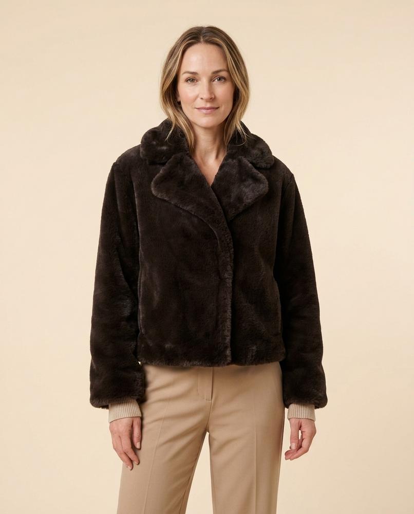 Madline24 - Vasol | Plüschige Kurze Jacke Damen