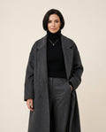 Madline24 - Arlev | Zweireihiger Woll Mantel Damen