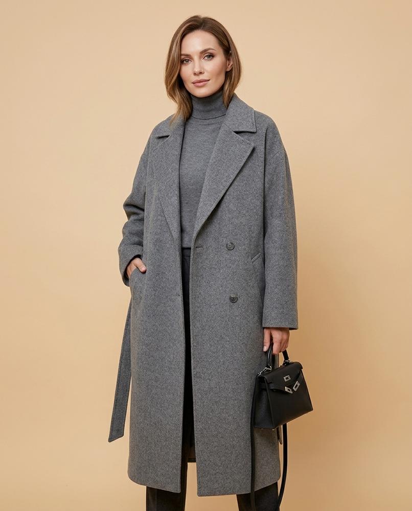 Madline24 - Lerel | Lang Weitgeschnitten Mantel Damen