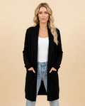Madline24 - Lalev | Langer Offener Cardigan Damen