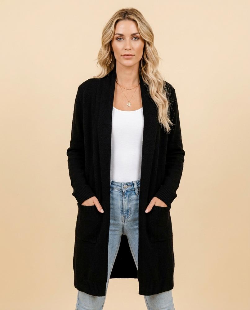 Madline24 - Lalev | Langer Offener Cardigan Damen