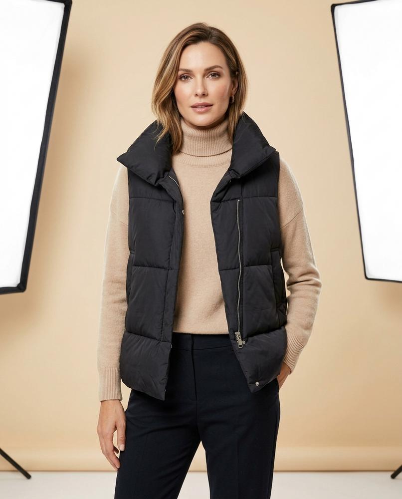 Madline24 - Zesan | Wattiert Hochgeschlossen Weste Damen