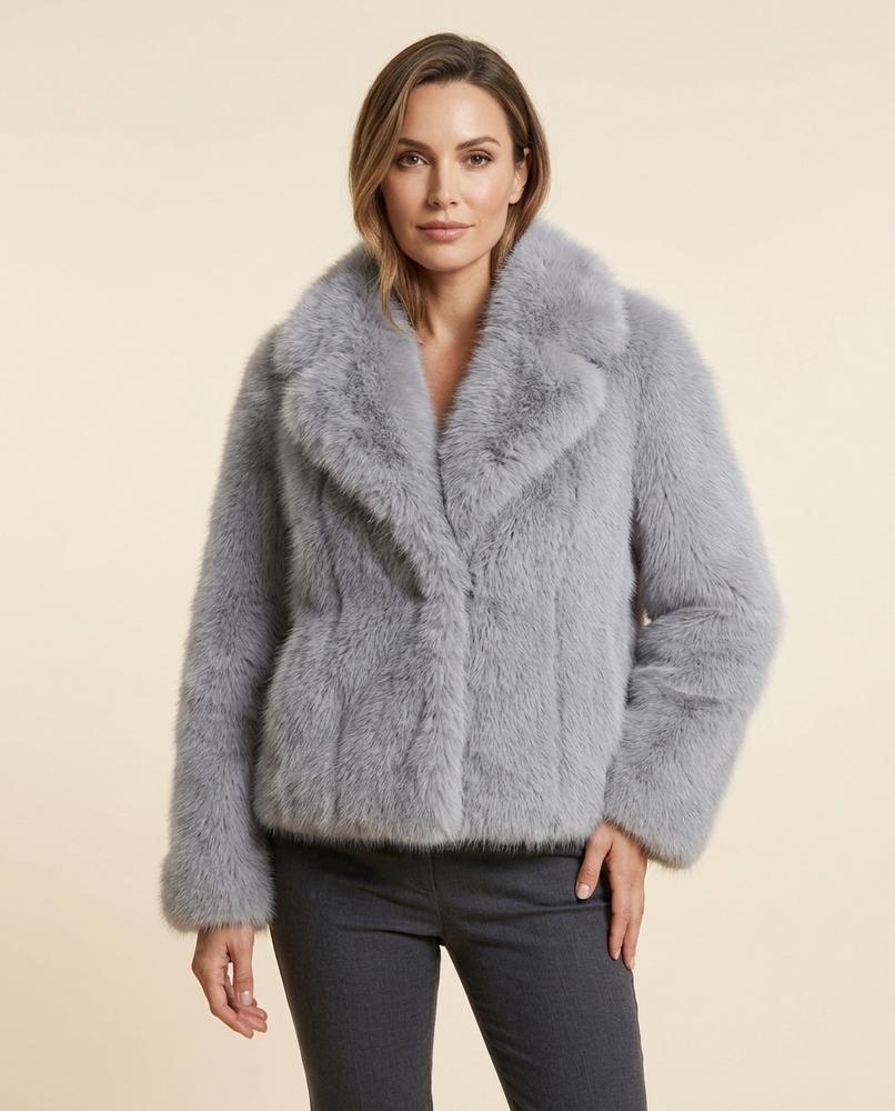 Madline24 - Minor | Gegürteter Langhaariger Mantel Damen