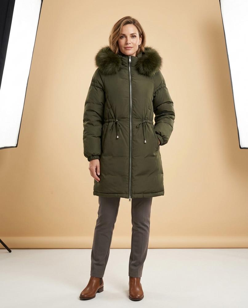 Madline24 - Kavel | Wattierter Taillierbarer Mantel Damen