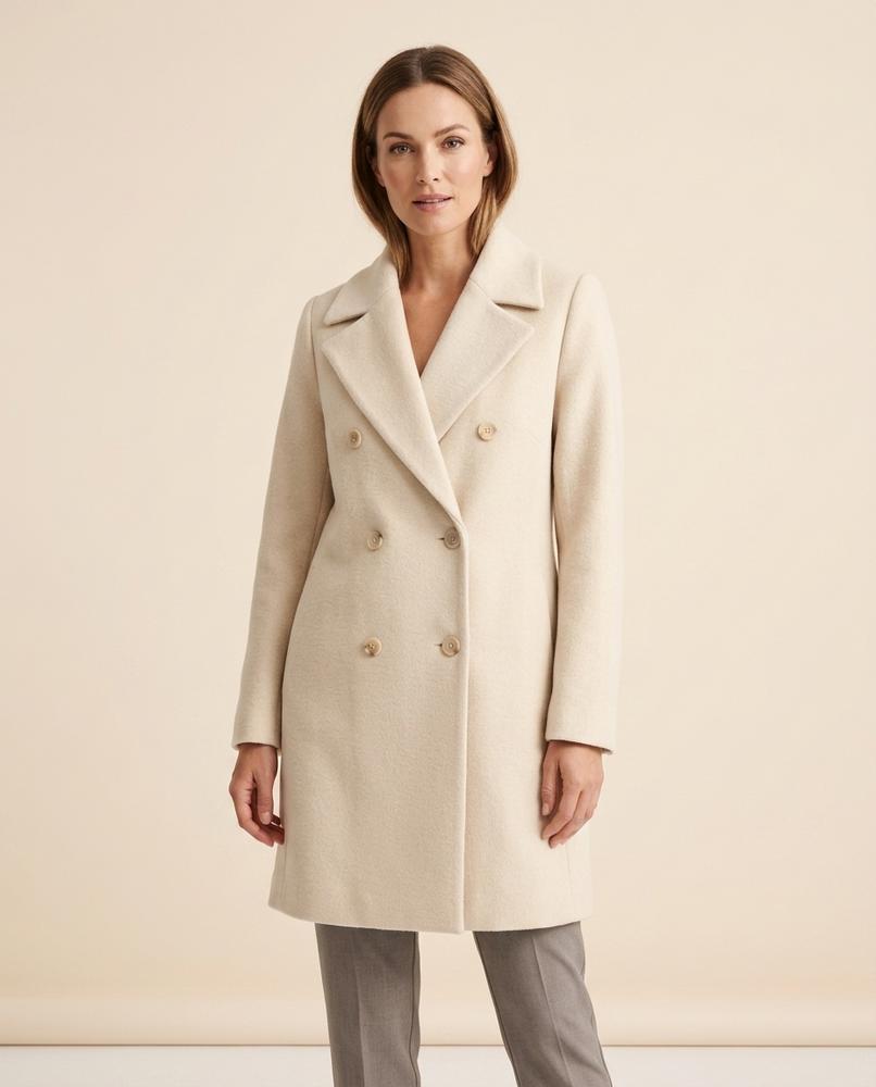 Madline24 - Covin | Doppelreihiger Knielanger Mantel Damen