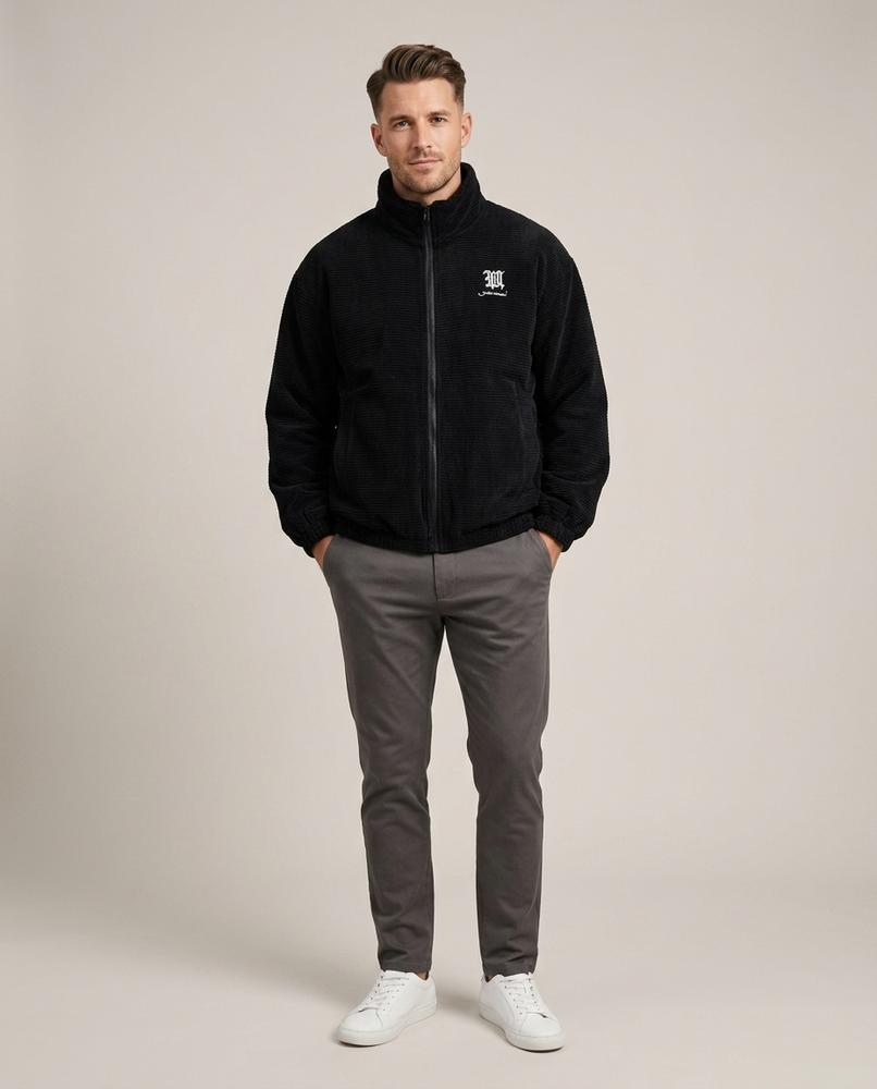 Madline24 - Casol | Gerippt Gefüttert Jacke Unisex