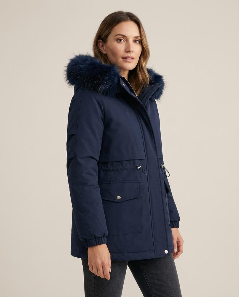 Madline24 - Rotir | Wattierte Taillierte Jacke Damen