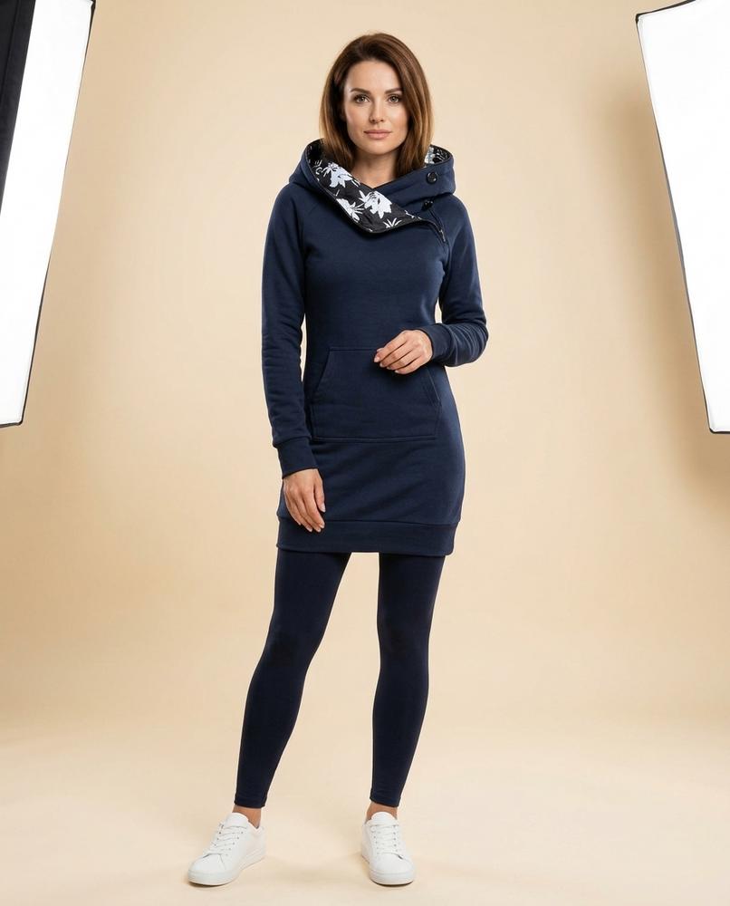 Madline24 - Midan | Langärmlig Tailliert Hoodie Damen
