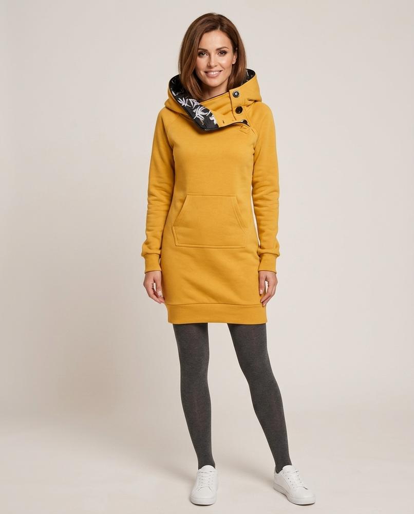 Madline24 - Midan | Langärmlig Tailliert Hoodie Damen