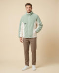 Madline24 - Taron | Zweifarbige Plüschige Jacke Unisex