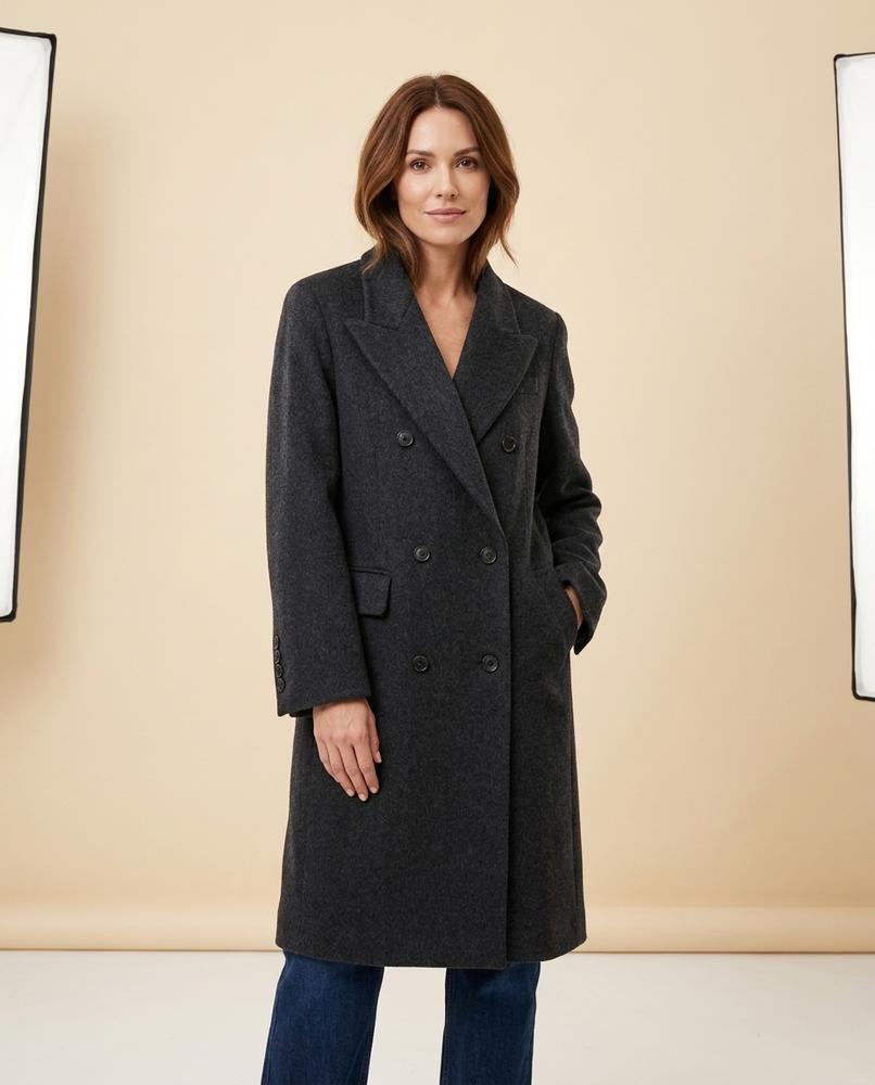 Madline24 - Lytor | Langer Gefütterter Mantel Damen