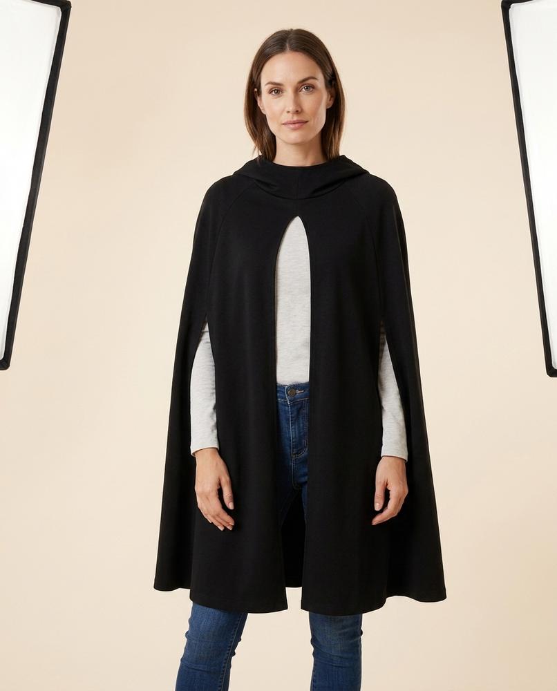 Madline24 - Lotir | Verschlussloser Kapuzen- Mantel Unisex