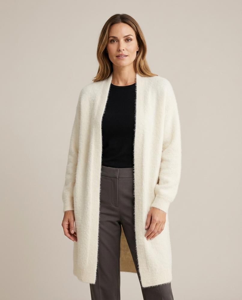 Madline24 - Nilar | Langer Flausch Cardigan Damen