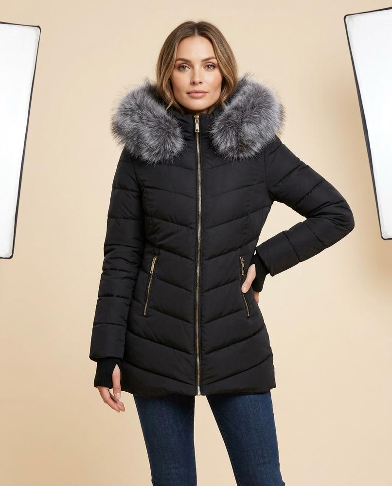 Madline24 - Rokar | Gesteppt Gefüttert Mantel Damen