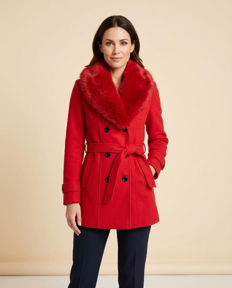 Madline24 - Nilen | Doppelreihiger Taillierter Mantel Damen
