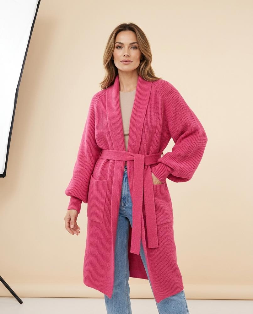 Madline24 - Keral | Gerippter Weitgeschnittener Mantel Damen