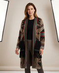 Madline24 - Cosol | Gemusterter Strick Cardigan Damen