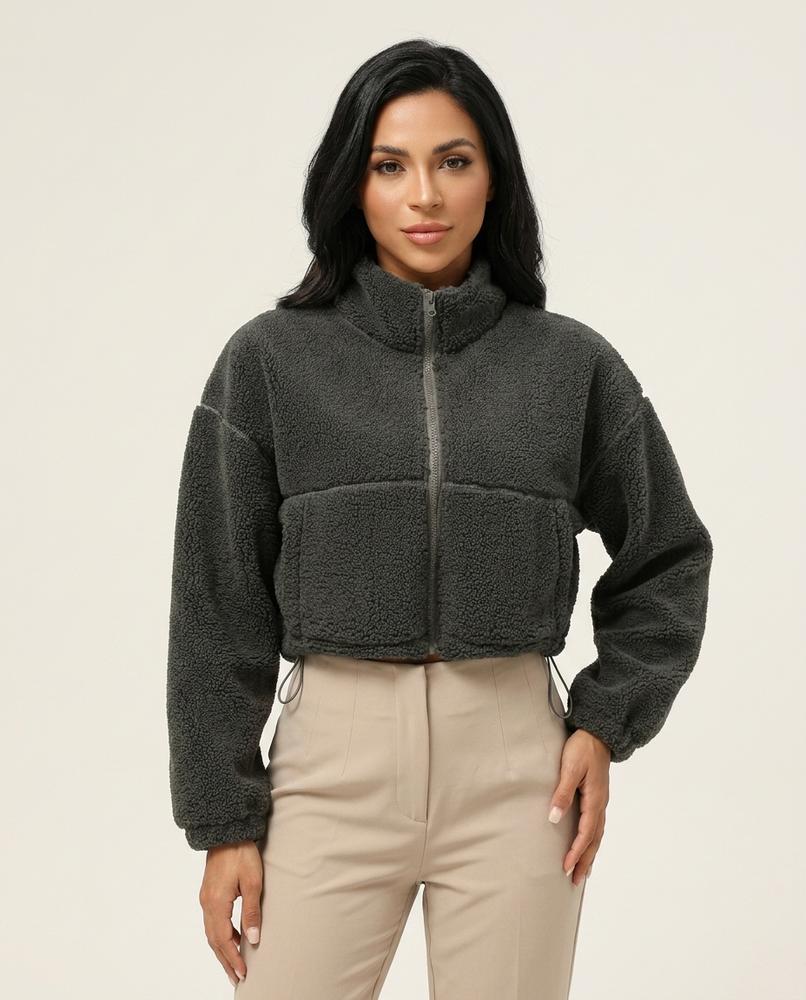 Madline24 - Vatir | Kurzgeschnittene Strukturierte Jacke Damen