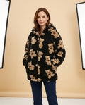 Madline24 - Kamon | Gemusterte Teddyfell- Jacke Unisex