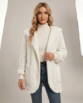 Madline24 - Masen | Strukturiert Plüschig Cardigan Damen