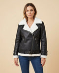 Madline24 - Zaver | Gefütterte Asymmetrische Jacke Damen