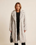 Madline24 - Elmor | Langhaariger Langer Mantel Damen