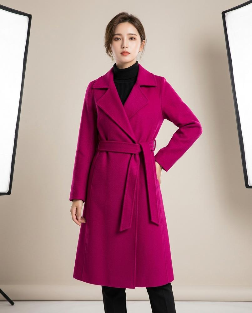 Madline24 - Yodan | Taillierter Reverskragen Mantel Damen
