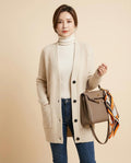 Madline24 - Setir | Grobgestrickter Geknöpfter Cardigan Damen