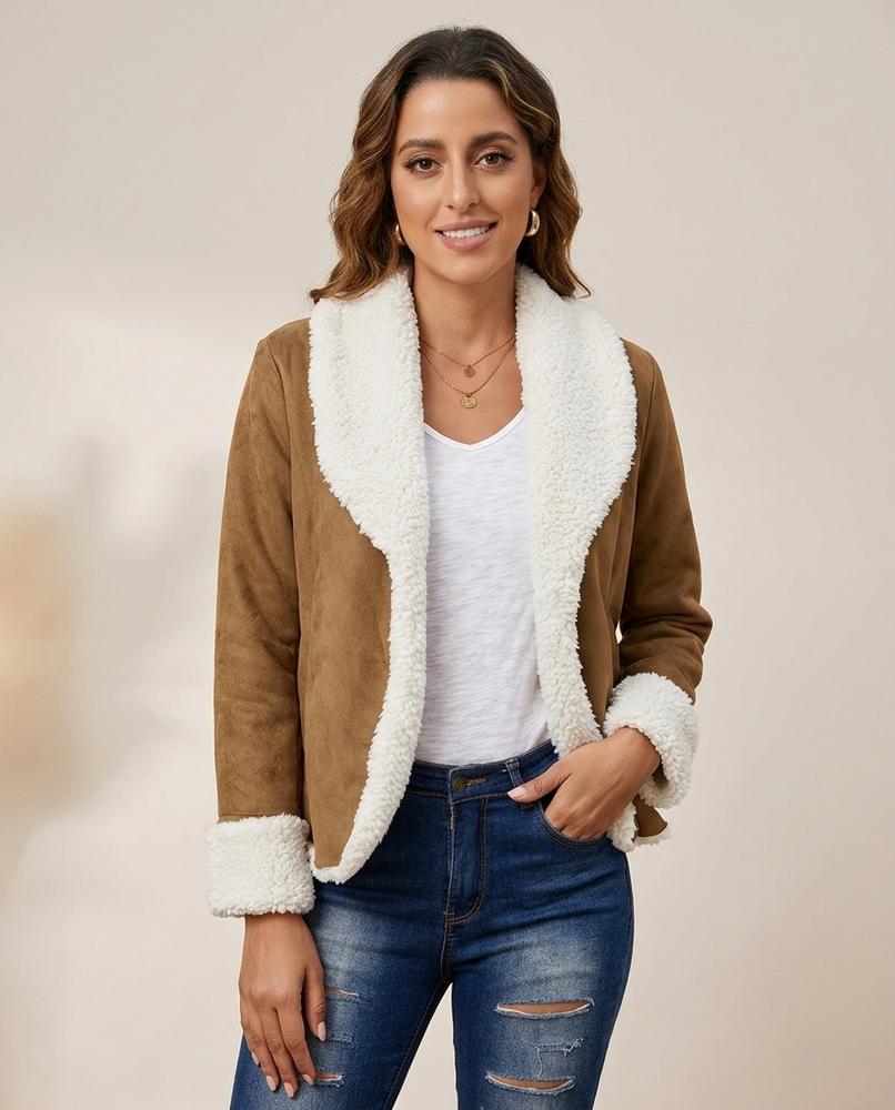 Madline24 - Salen | Gefüttert Offen Jacke Damen