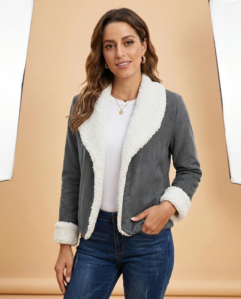 Madline24 - Salen | Gefüttert Offen Jacke Damen