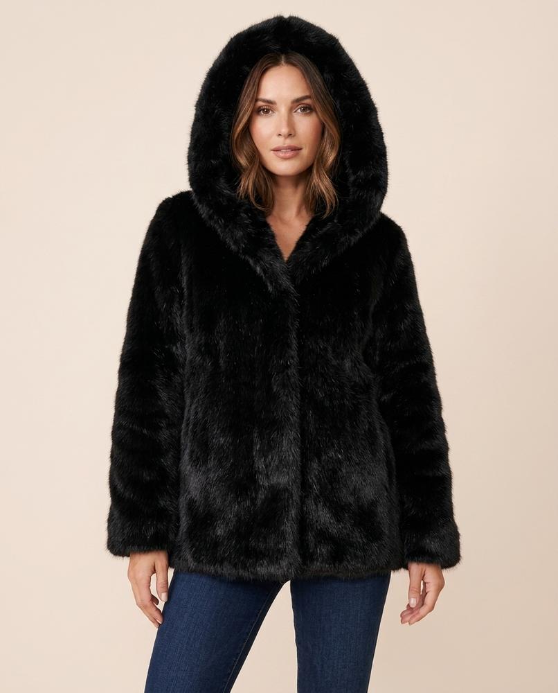 Madline24 - Riral | Gefütterter Plüschiger Mantel Damen