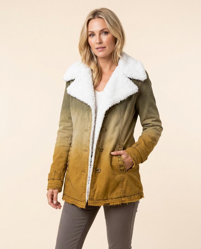 Madline24 - Cosin | Gefütterter Geknöpfter Mantel Damen