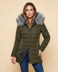Madline24 - Comel | Gefütterter Gesteppter Mantel Damen
