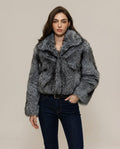 Madline24 - Lalan | Pelzige Voluminöse Jacke Damen